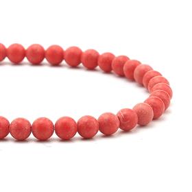 3 mm Kırmızı Kuvars Boncuk