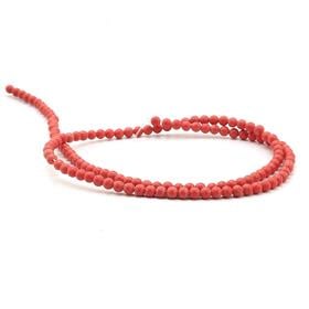 3 mm Kırmızı Kuvars Boncuk