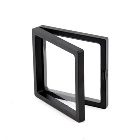 3D Vakumlu Standlı Çerçeve Aksesuar Sunum Kutusu (Siyah)