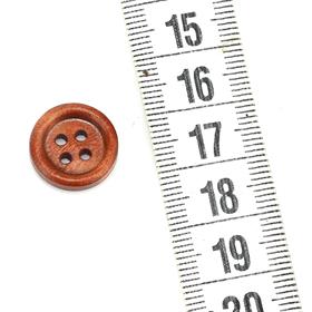 4 Delikli Tahta Düğme (3 Farklı Boy Seçeneği)