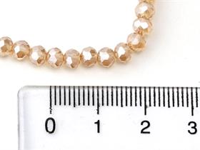 4 mm Basık Gold Kristal Boncuk