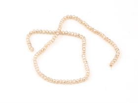 4 mm Basık Gold Kristal Boncuk