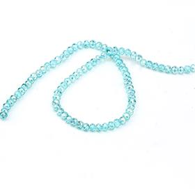 4 mm Basık Mint Kristal Boncuk