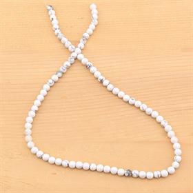 4 mm Doğal Havlit Taşı Boncuk