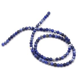 4 mm Doğal Taş Sodalit Boncuk
