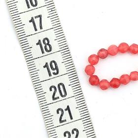 4 mm Fasetli Kuvars Taşı Boncuk