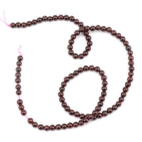 4 mm Granat Taşı Boncuk