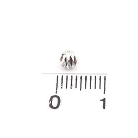 4 mm Gümüş Dorika Boncuk (10 Adet)