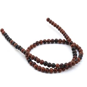 4 mm Kahverengi Obsidyen Boncuk