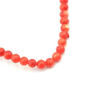 4 mm Kırmızı Sedef Boncuk