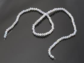 4 mm Şeffaf Basık Kristal Boncuk