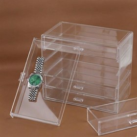 5 Katlı Çekmeceli Pleksi Takı Kutusu