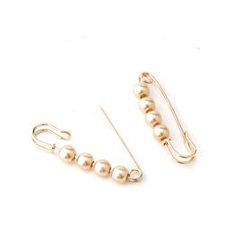 6 adet Gold İncili Çengelli İğne