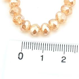 6 mm Bal Rengi Kristal Cam Boncuk