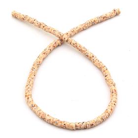 6 mm Bej Benekli Fimo Boncuk