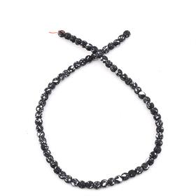 6 mm Benekli Hematit Boncuk Siyah