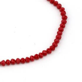 6 mm Bordo Mat Kristal Cam Boncuk