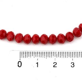 6 mm Bordo Mat Kristal Cam Boncuk