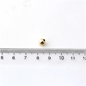 6 mm Desenli Plastik Boncuk (10 Adet)