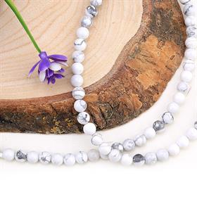 6 mm Doğal Havlit Taşı Boncuk