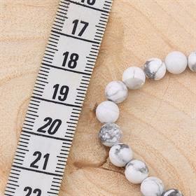 6 mm Doğal Havlit Taşı Boncuk