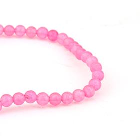 6 mm Fuşya Kuvars Taşı Boncuk