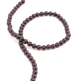 6 mm Granat Taş Boncuk