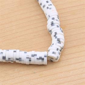 6 mm Gri Benekli Fimo Boncuk