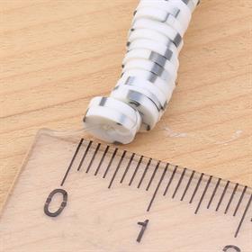 6 mm Gri Benekli Fimo Boncuk