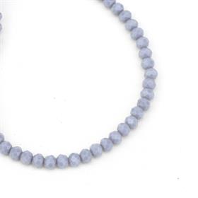 6 mm Gri Mat Kristal Cam Boncuk