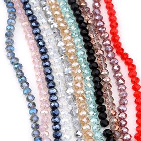 6 mm Şeffaf Kristal Dizi Boncuk