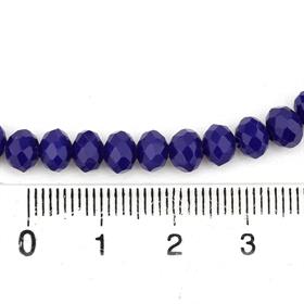 6 mm Lacivert Mat Kristal Cam Boncuk