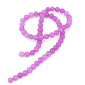 6 mm Lila Kuvars Taşı Boncuk