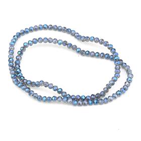 6 mm Mavi Kristal Cam Boncuk