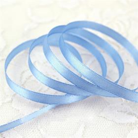 6 mm Mavi Saten Kurdele
