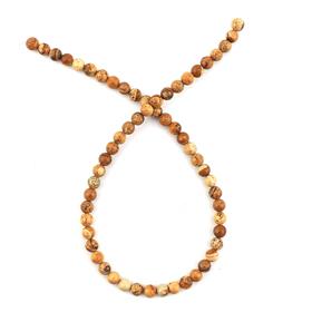 6 mm Odun Jasper Taşı Boncuk