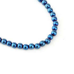 6 mm Parlak Hematit Boncuk