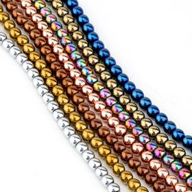 6 mm Parlak Hematit Boncuk