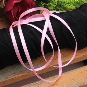 6 mm Pembe Saten Kurdele