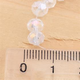 6 mm Şeffaf Kristal Cam Boncuk