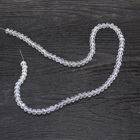 6 mm Şeffaf Kristal Cam Boncuk