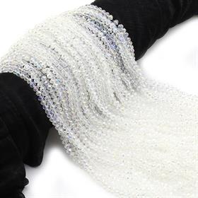 6 mm Şeffaf Kristal Cam Boncuk