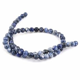 6 mm Doğal Sodalit Taşı Boncuk