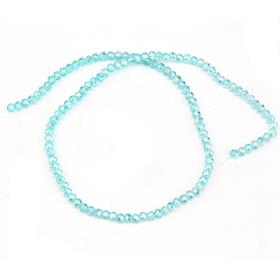 6 mm Su Yeşili Kristal Cam Boncuk