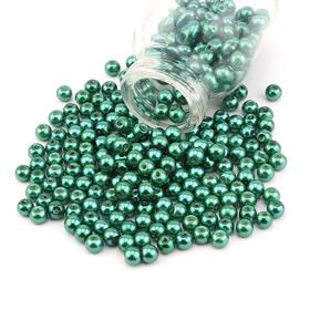 6 mm Yeşil Cam inci Boncuk 100 adet