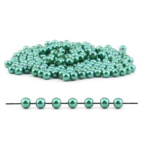 6 mm Yeşil Cam inci Boncuk 100 adet