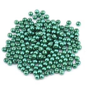 6 mm Yeşil Cam inci Boncuk 100 adet