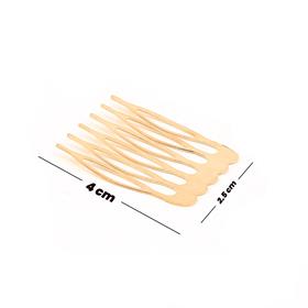 6 Taraklı Metal Toka Aparatı Altın