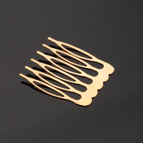 6 Taraklı Metal Toka Aparatı Altın