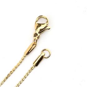 60 cm Altın Renk Çelik Burgu Kolye Zinciri